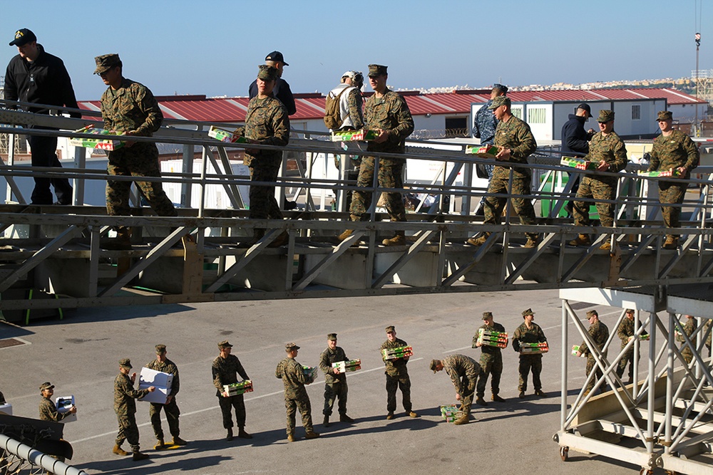 Conducting naval operations in the US 6th Fleet