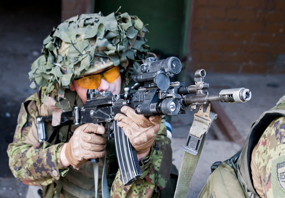 Free to fight: 173rd Airborne Brigade, Estonian Scouts Battalion conduct Operation Steadfast Javelin II training mission at abandoned Estonian prison