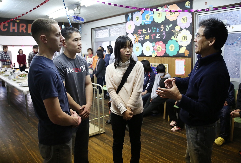 Marine’s donations bring American tradition to Japanese locals