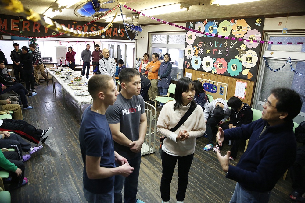 Marine’s donations bring American tradition to Japanese locals