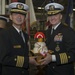 Bonhomme Richard receives Japanese New Year gift from Japanese Destroyer Kurama