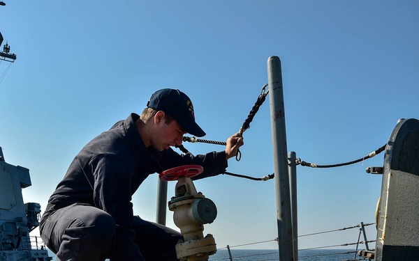 USS Gridley operations