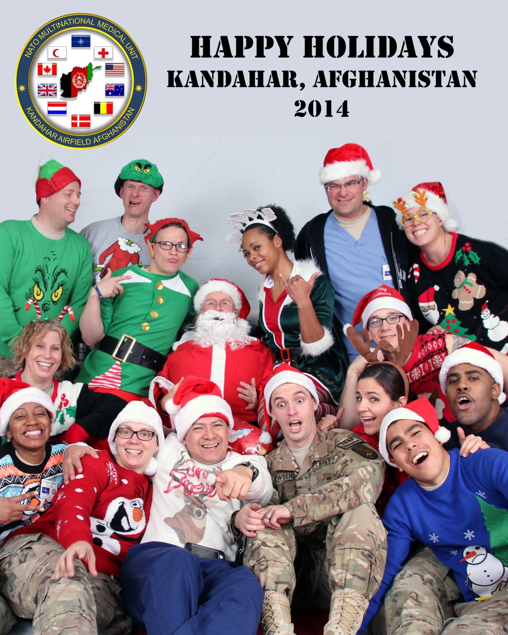 Santa visits Afghanistan
