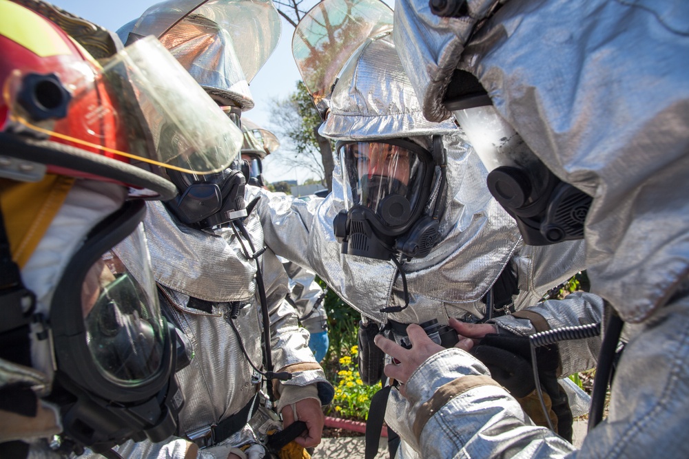 Air Force Silversuits train with city, county