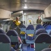 Safety brief in the C-5 troop compartment