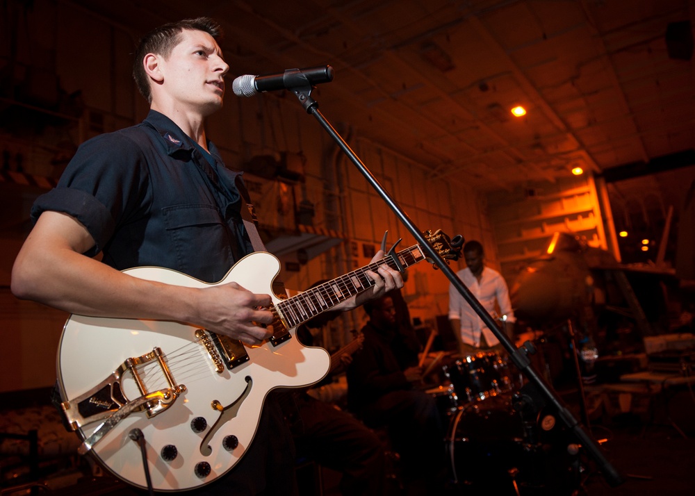 USS Carl Vinson New Year’s celebration