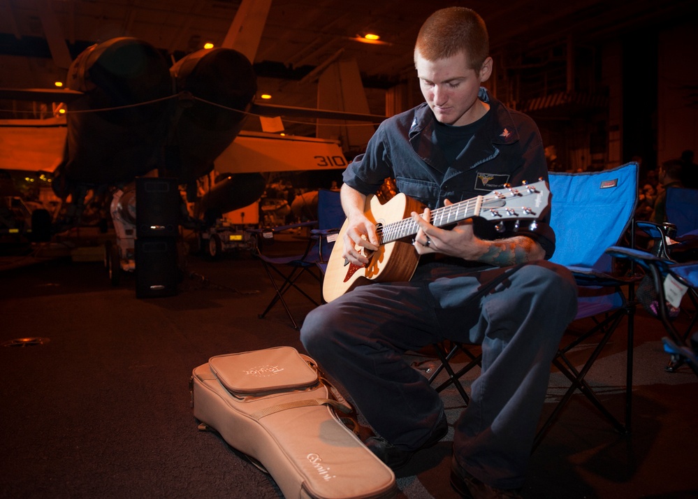USS Carl Vinson New Year’s celebration