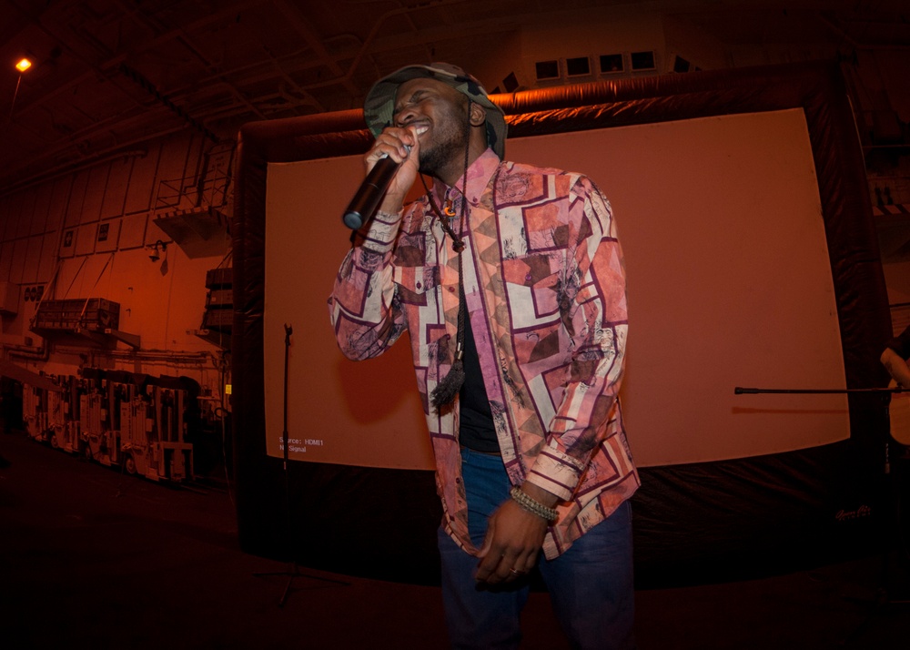 USS Carl Vinson New Year’s celebration