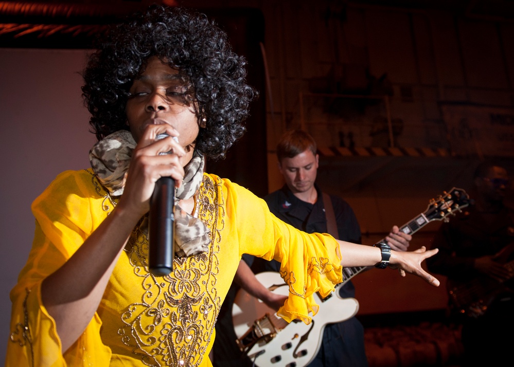 USS Carl Vinson New Year’s celebration