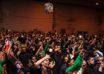 USS Carl Vinson New Year’s celebration