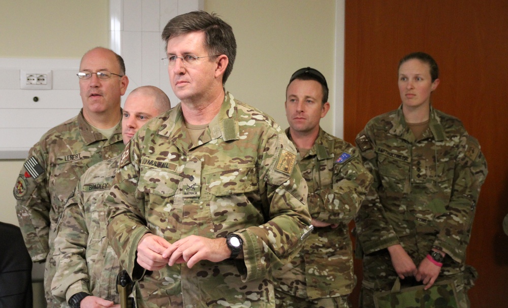 Australian Maj. Gen. Mulhall visits Kandahar