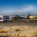 Training for medical evacuation and transport at Kandahar Airfield
