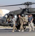 Training for medical evacuation and transport at Kandahar Airfield
