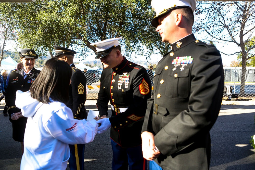 Operation Tomodachi Servicemembers Honored During Rose Parade 2015