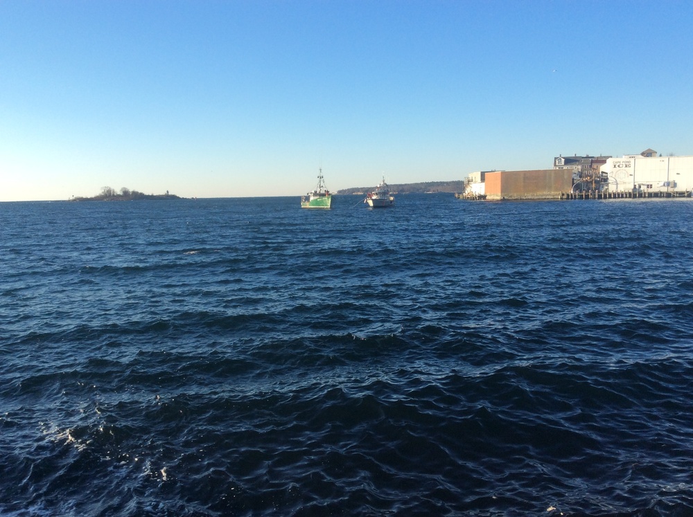 Coast Guard assists fishing vessel near Gloucester, Massachusetts