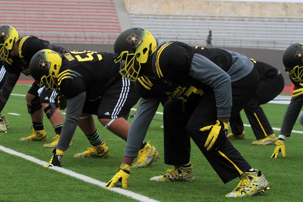 Players prep their positions