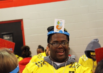 Boysville children inspired by 2015 All-American Bowl players