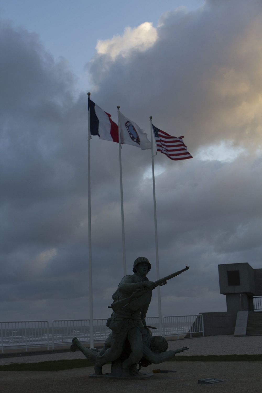 U.S. Marines visit Normandy