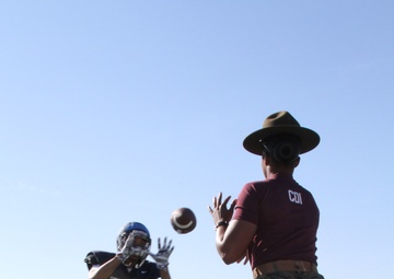 Marines instill character on gridiron