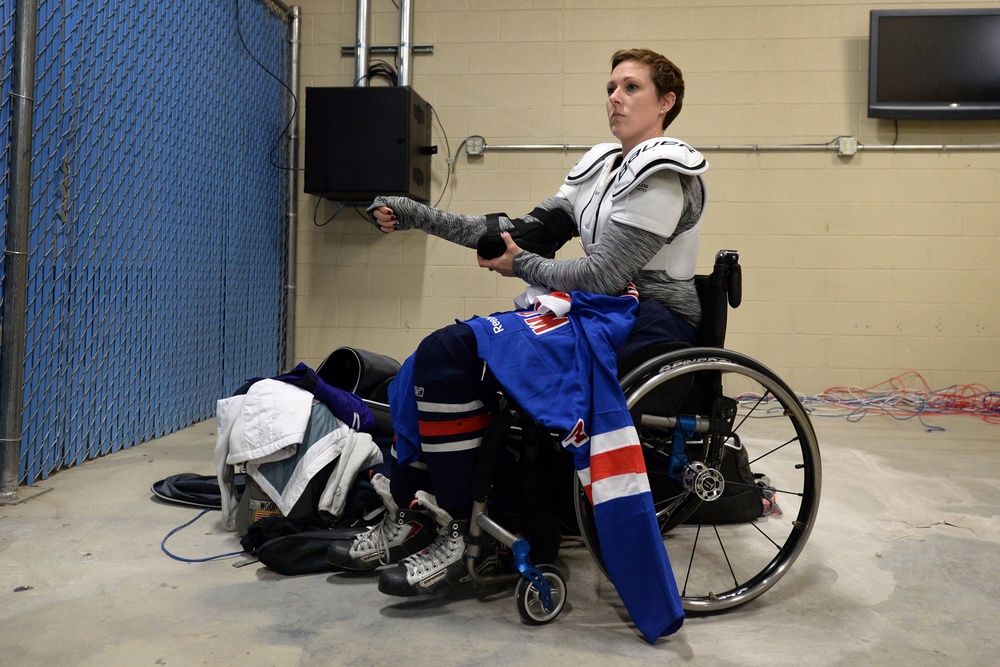 NHL hosts USA Warriors wounded veteran hockey teams