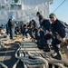 USS Fort McHenry departs Valencia, Spain