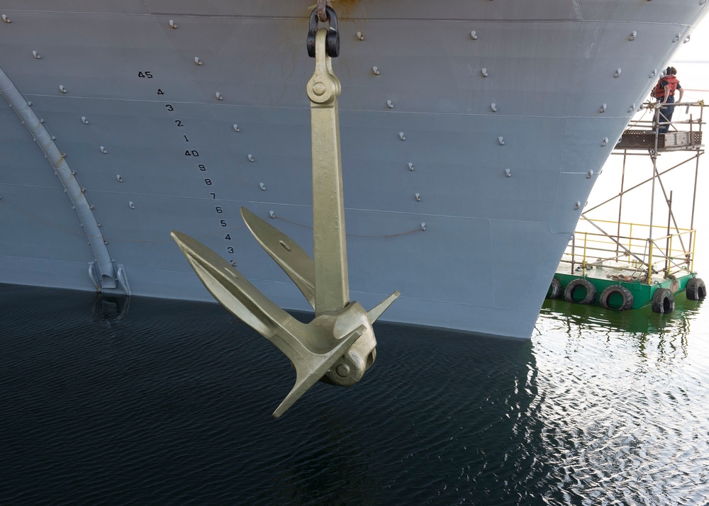 Painting the USS Makin Island