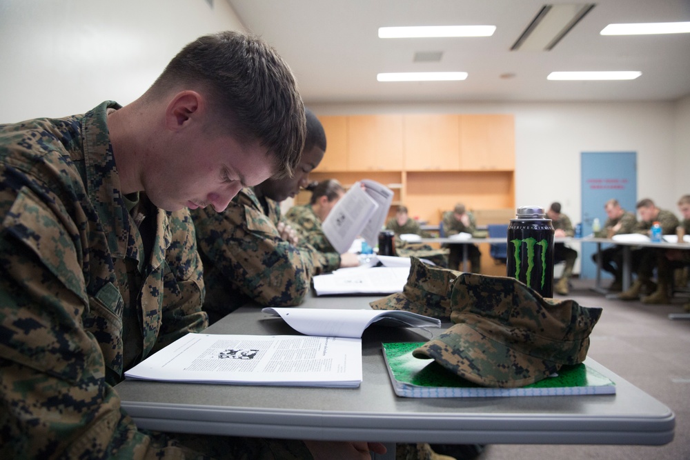 Lance corporal seminars take effect aboard station