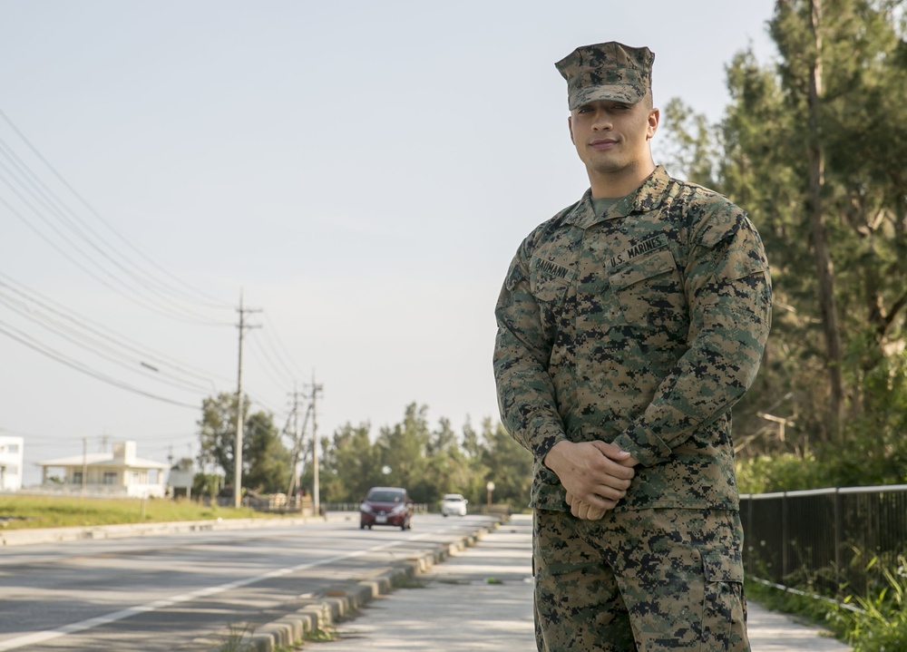 Kansas Marine saves life of Okinawan days before Christmas