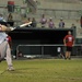 Play ball! Clearwater, Fla., Coast Guardsman: Not an ordinary softball player