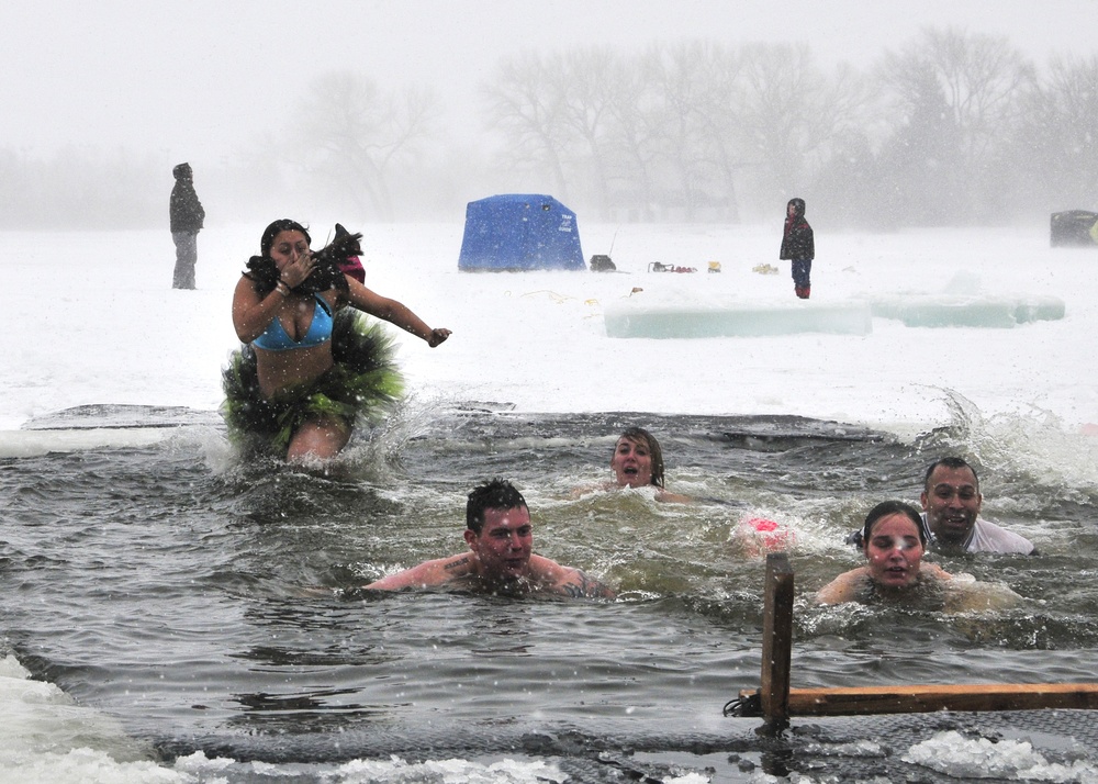 Memorial Plunge honors fallen Airman