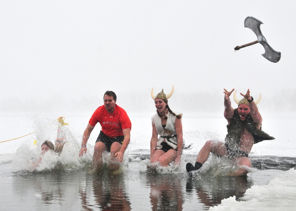 Memorial Plunge honors fallen Airman