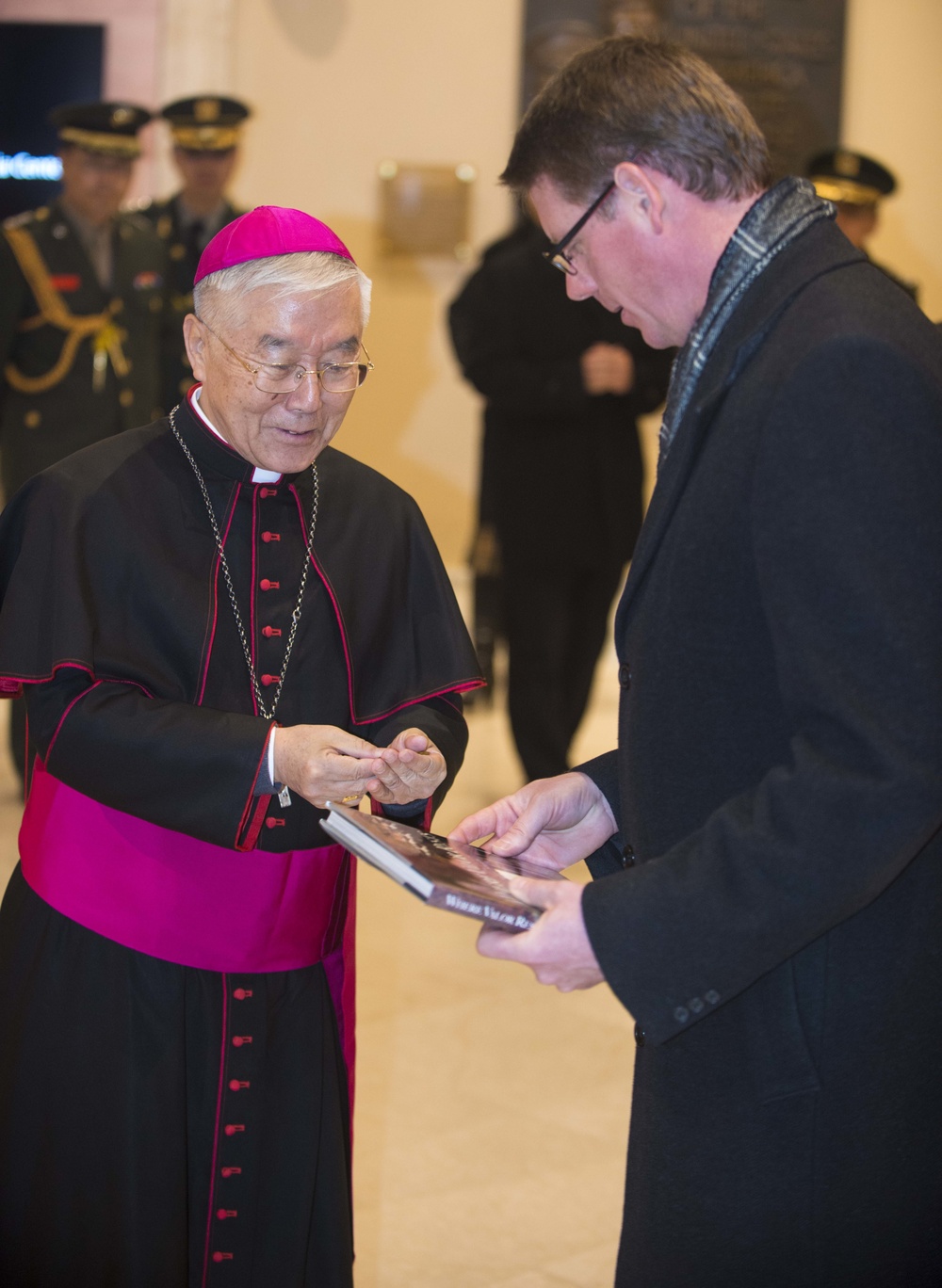 Catholic Archbishop of South Korea at Arlington National Cemetery