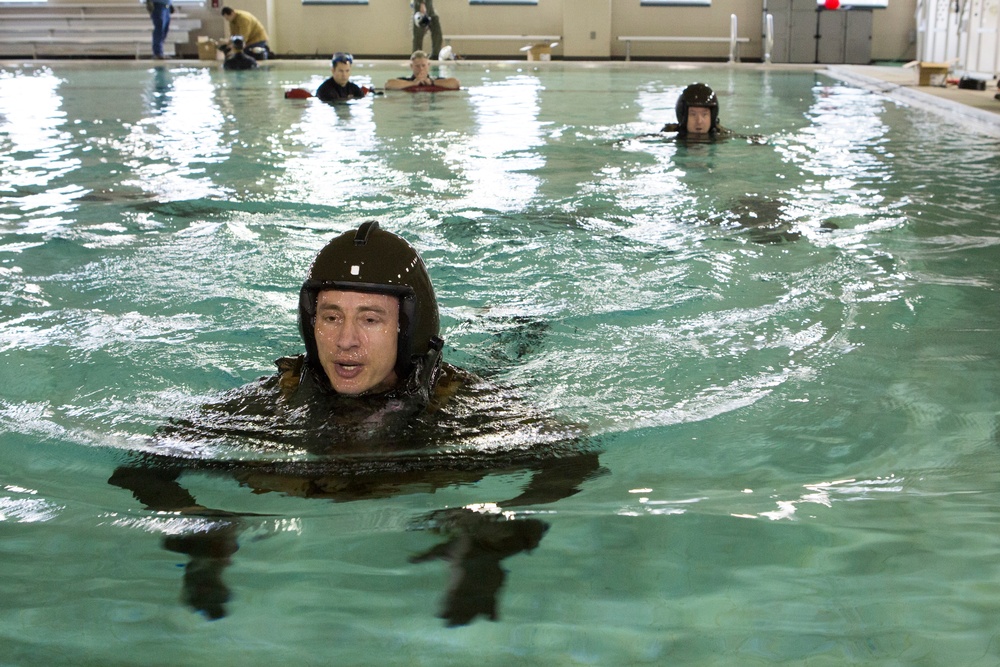 Water Survival Training Exercise