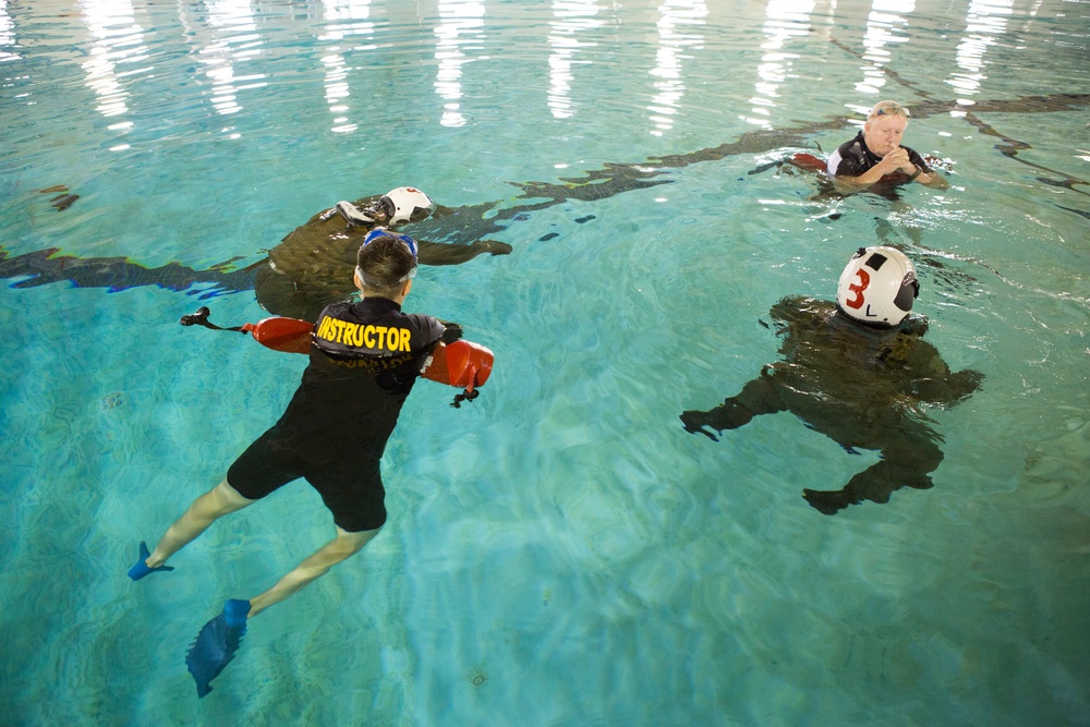 Water Survival Training Exercise