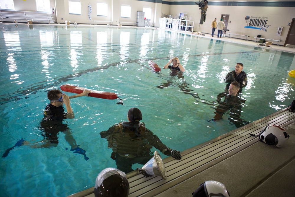 Water Survival Training Exercise