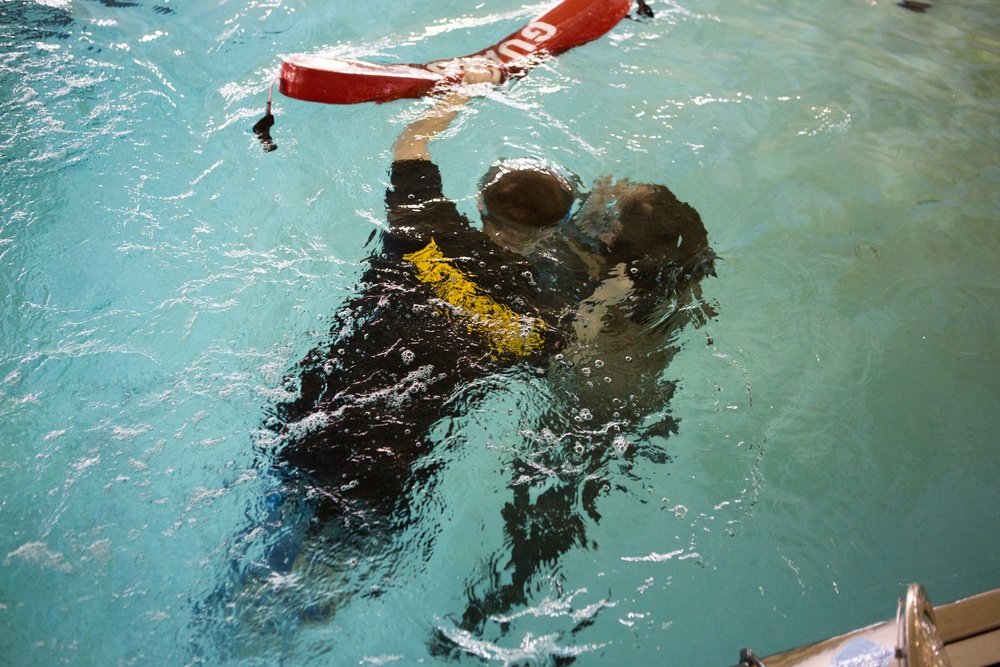 Water Survival Training Exercise