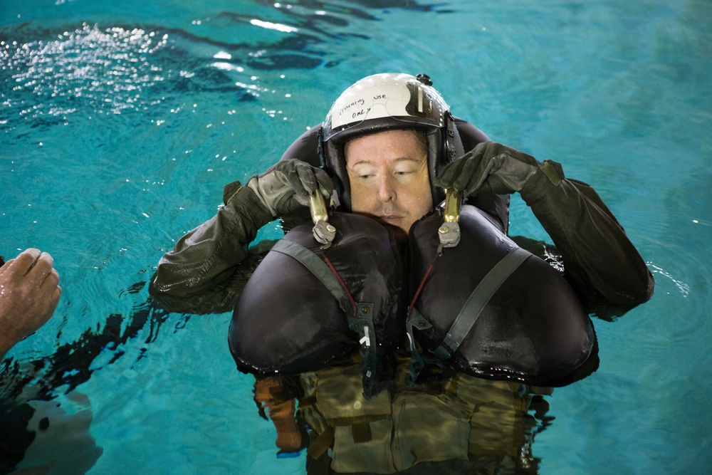 Water Survival Training Exercise