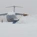 Snow blankets Dover Air Force Base