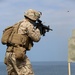 11th MEU Marines practice close quarters tactics on USS Comstock