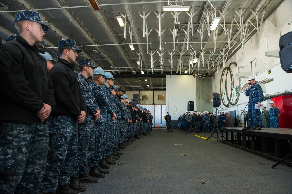 USS George Washington operations