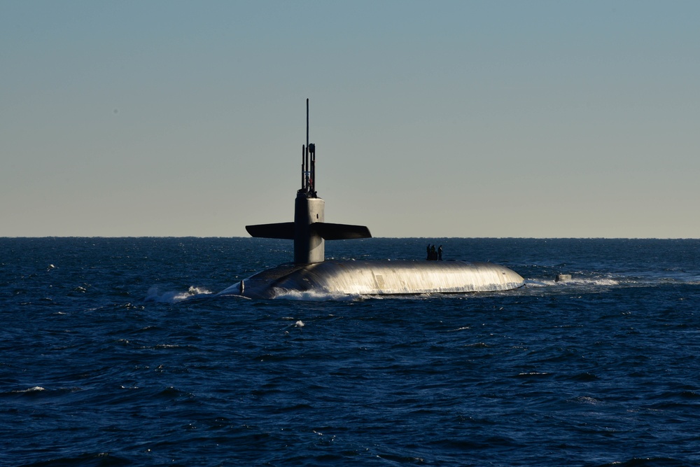 USS Alaska (SSBN 732) returns to Naval Submarine Base Kings Bay