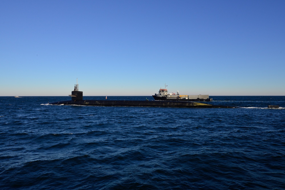 USS Alaska (SSBN 732) returns to Naval Submarine Base Kings Bay