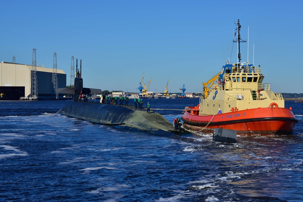 USS Alaska (SSBN 732) returns to Naval Submarine Base Kings Bay