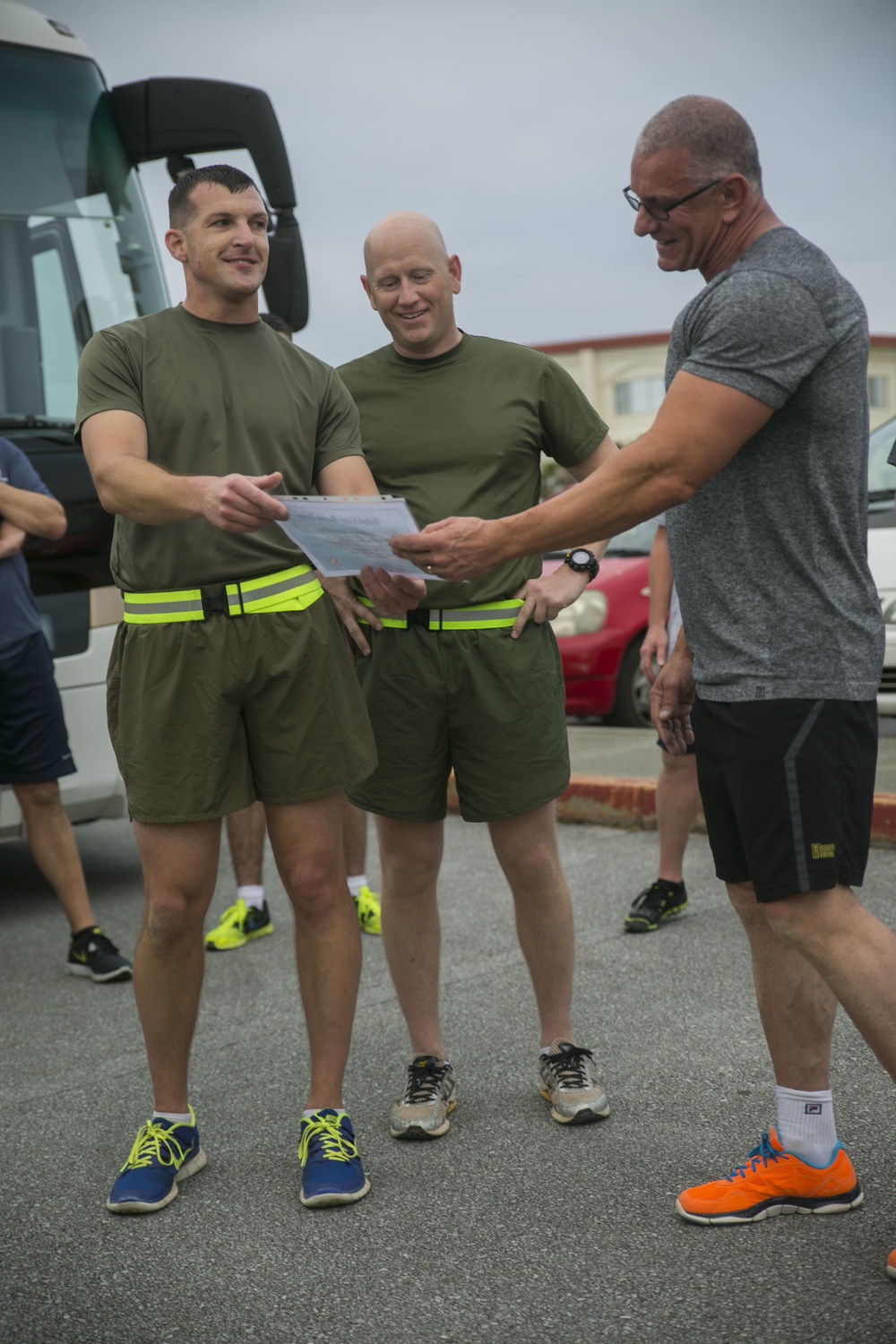 Chef Irvine works up an appetite with the Marines