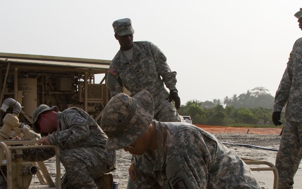 Army logistics thrives in Liberia