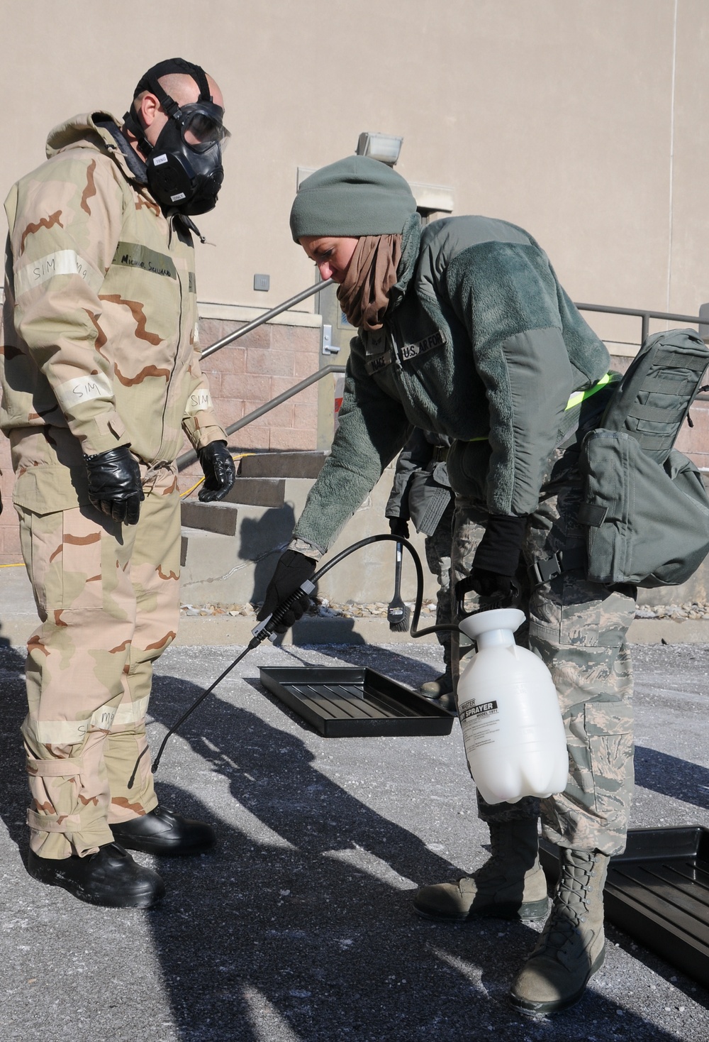 Contamination control area training