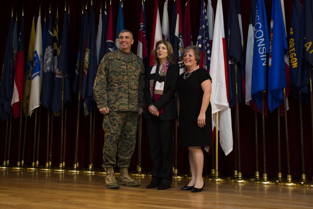 Ambassador Kennedy establishes presence during Okinawa tour