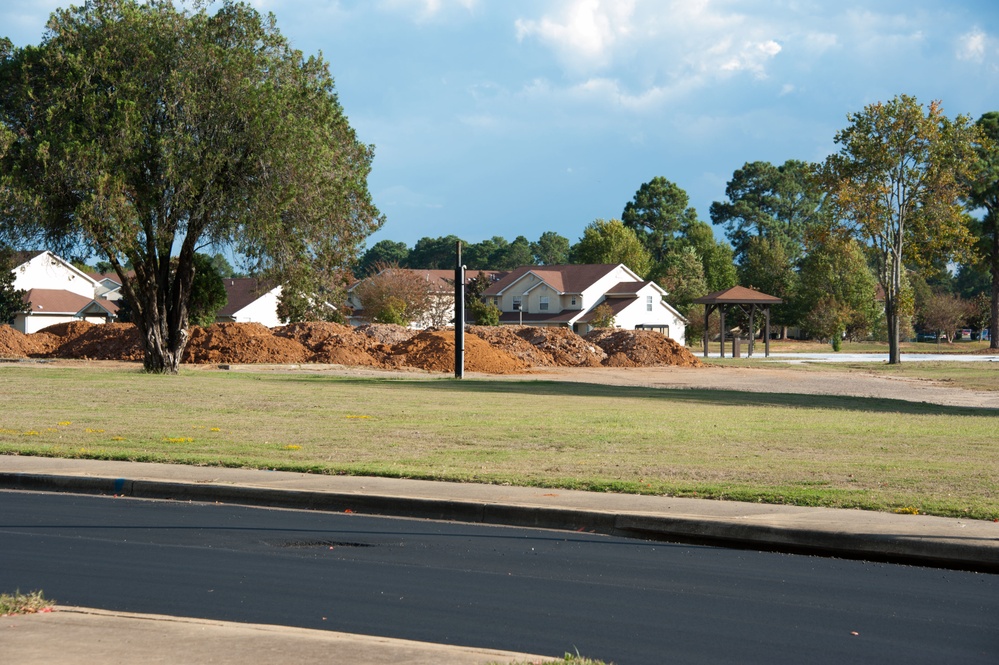 Demolition of former First Sergeants Academy