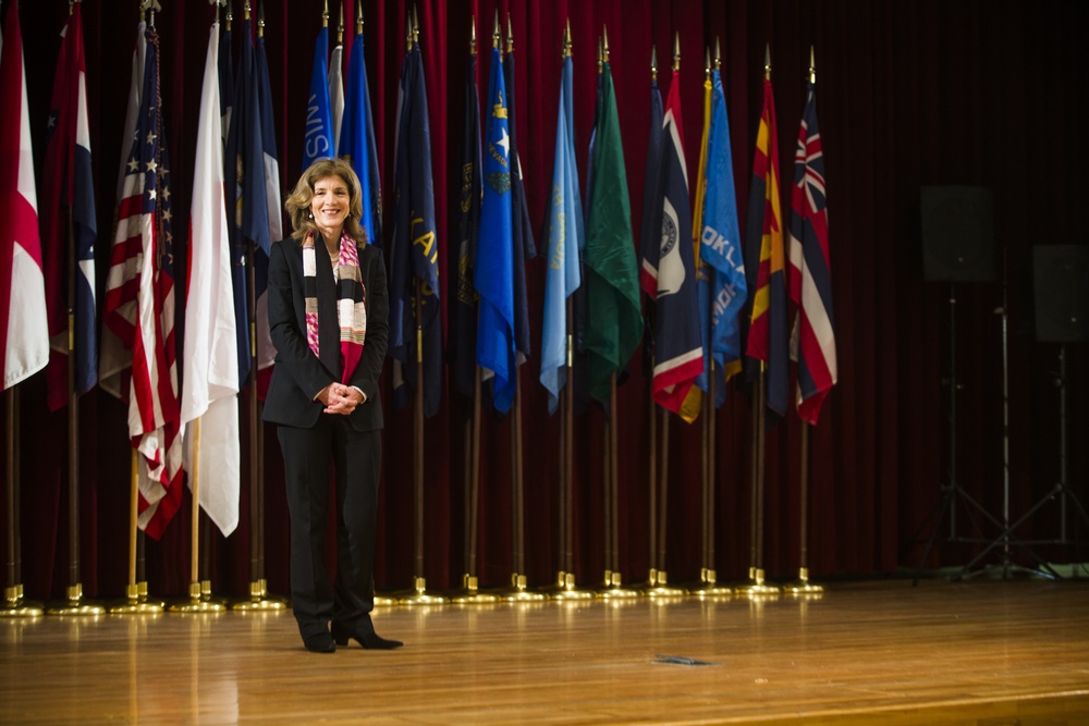 Ambassador Kennedy establishes presence during Okinawa tour