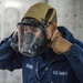 USS Harry S. Truman Sailor conducts self-contained breathing apparatus maintenance